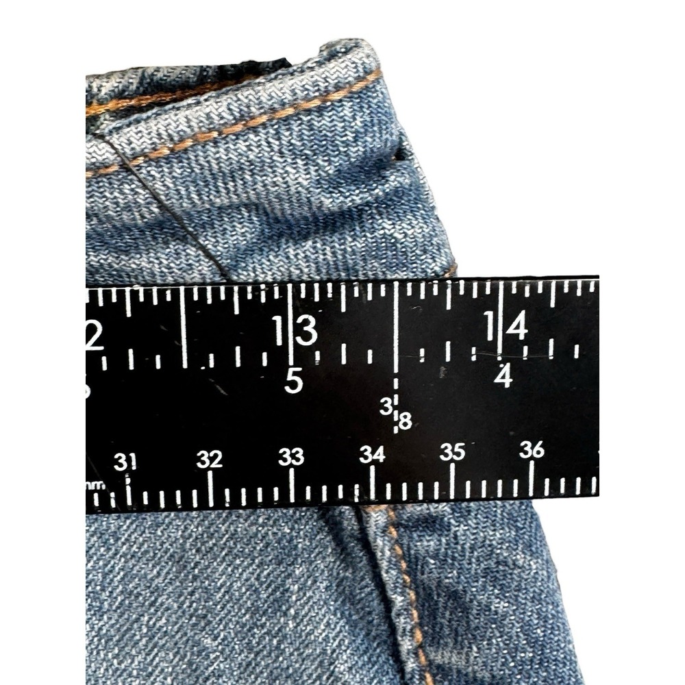 Wild Fable Denim Mini Skirt Womens 0 Distressed Sparrow Bird Embroidered Y2K - Picture 6 of 9